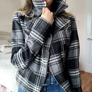 Fully Adjustable Black/Grey/White Zipper Flap Costa Blanca Jacket